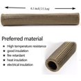 thumbnail image 2 of Titanium Spark Plug Wire Boots Thermal Protection Insulator Sleeve, 2500 Degree Heat shield Cover Wrap 6 inch for Car Truck 8PCS, 2 of 9