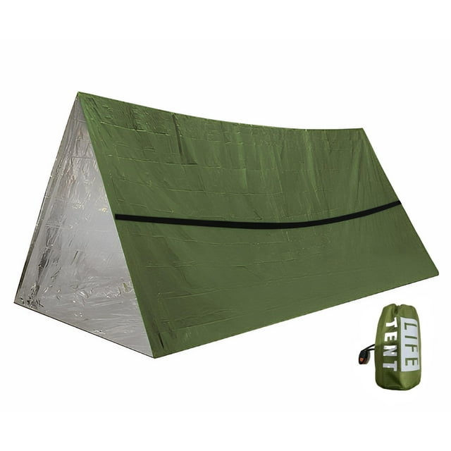 Tienda de Emergencia para Supervivencia MIRouer Impermeable y a Prueba de Viento para 2 Personas