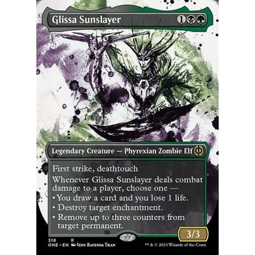 MtG Phyrexia: All Will Be One Rare Glissa Sunslayer (Showcase) #318