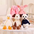 thumbnail image 2 of AdTosStripe Animals Overdog Talking Elphant Juguete de peluche suave Krasnorabbit Baby Security ase Butter Toys para niños Niñas Cumpleaños Regalo de Navidad zhangyuxiang LED, 2 of 2