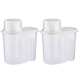 thumbnail image 1 of Recipientes herméticos para almacenamiento de alimentos secos, dispensador de plástico sin BPA con boquilla verteble, taza medidora para cereales, harina y suministros para hornear, incluye un, 1 of 5