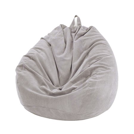 Soft Bean Bag Safe Cover Lounger Lazy Large Storage Sofa Washable Slipcover New