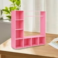 thumbnail image 2 of stanreset 10 Hangers Included Portable Doll Clothes Closet For Easy Organization Large Capacity Doll Clothes pink, 2 of 6