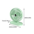 thumbnail image 3 of Ruimatai Portable 9-inch Turbo Fans for Bedroom, Silent Desk Fan, Hight Velocity, Adjustable Tilt, Quiet Room Air Circulator Fan, Portable Fan with Carry Handle, Durable For Office,Living Room, 3 of 9