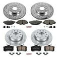 thumbnail image 3 of PowerStop Front and Rear Z23 Evolution Sport Carbon-Fiber Ceramic Brake Pad and Drilled & Slotted Rotor Kit Fits: VOLKSWAGEN Select Models K7109, 3 of 3
