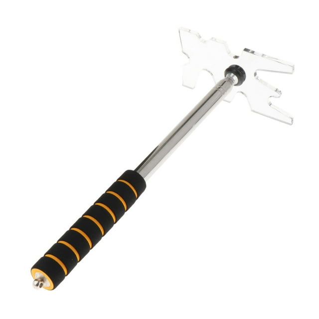 braveheart Support de Queue de Billard Durable et Extensible Structure en Acier Inoxydable Hauteur Réglable pour Maison Boîte de Nuit Fête 13.5x8cm