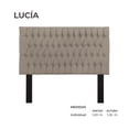 thumbnail image 2 of Cabecera Lucía Sansa Individual color Beige, 2 of 2