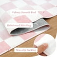 thumbnail image 3 of Ombre Checkered Rug, 4x6 Machine Washable Pink Rugs for Bedroom Girls, Low Pile Soft Non-Slip Modern Checkerboard Living Room Rug Floor Carpet Rug for Playroom Nursery Room Entryway Pink 4' x 6', 3 of 5