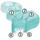 thumbnail image 3 of Brilliant Primer Cepillo de Dientes para Bebés, Mordedor de Silicona Masticable, sin BPA para Bebés y Niños Pequeños, Claro, 2 pzas, 3 of 9