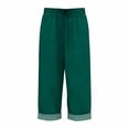 thumbnail image 6 of Workout Casual Pants for Women Linen Pants Summer Wide Leg Pants Elastic Waist Pants High Waisted Pants Casual Beach Trousers Pants Xxxl, 6 of 6