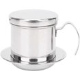 thumbnail image 1 of Vietnamese Coffee Filter, Stainless Steel Single Cup Drip Brewer Coffee Maker Pot (Wick), 1 of 4