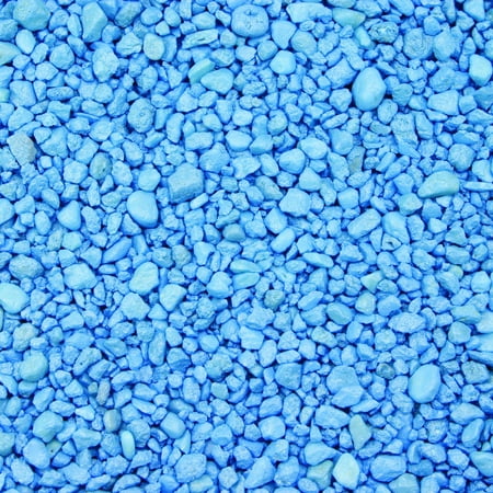 Special Light Blue Aquarium Gravel for Freshwater Aquariums, 25-Pound Bag, Will not affect PH By