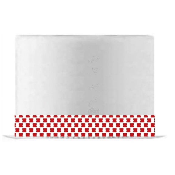 Red Blox Edible Cake Decoration Ribbon -6 Slim Strips