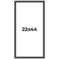 22x44 Frame Black Real Wood Picture Frame Width 1.25 Inches | Interior Frame Depth 0.5 Inches |
