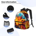 thumbnail image 3 of Honeii Colorful Paint Print Print School Backpack,Casual Lightweight Travel Rucksack Daypack,Backpacks for College High, 3 of 6