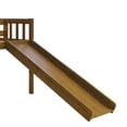 thumbnail image 6 of Castle Place Simple Twin Loft Bed with Ladder, Walnut, 6 of 13