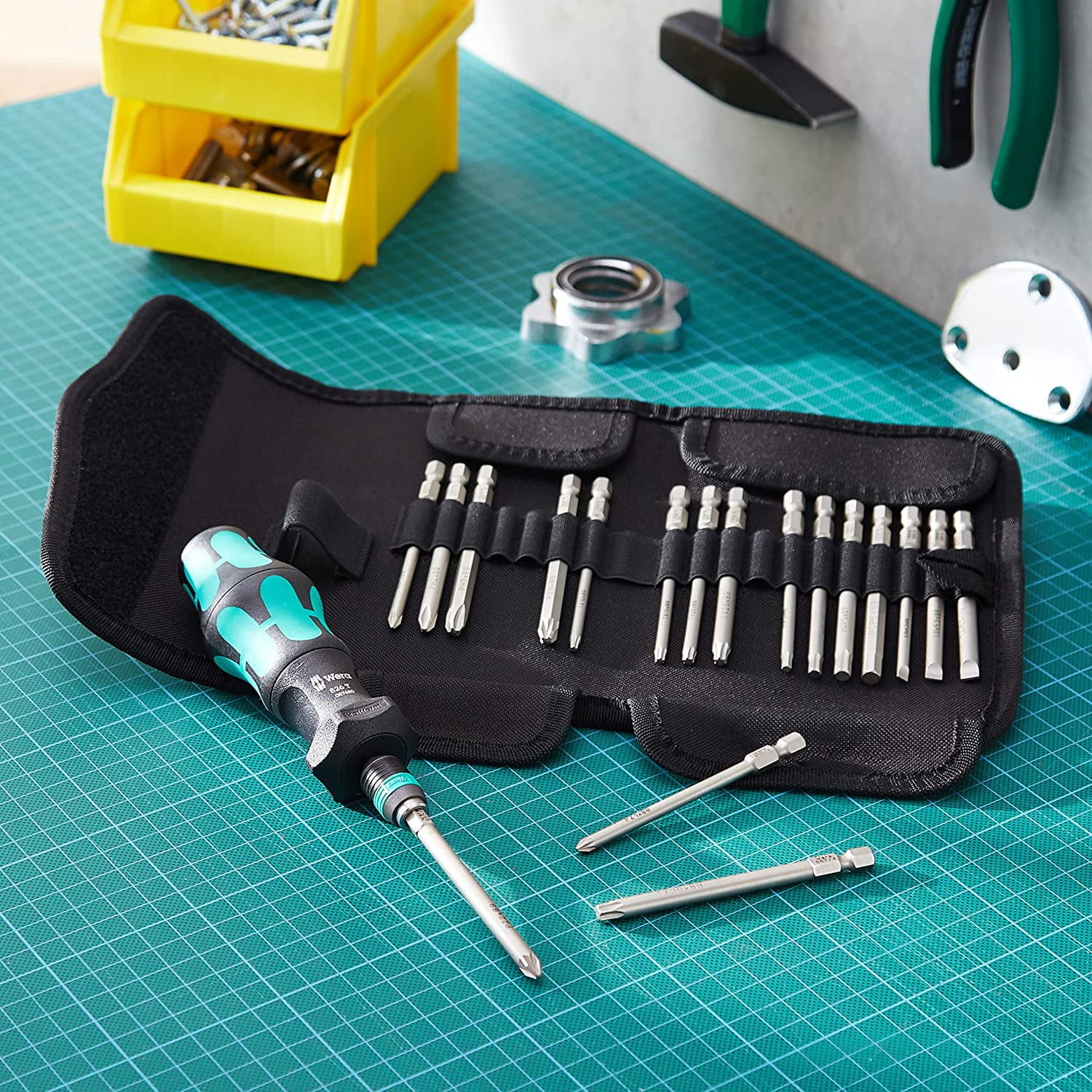 WERA ヴェラ 25本組 電気工事向け ESD精密用ドライバーセット 収納ケース付 134019