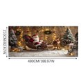 thumbnail image 3 of Dsscvnef Garage Banner Santa Christmas Holiday Banner, 3 of 3