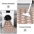 thumbnail image 4 of Moroccan Geometric Modern Area Rug, 4x6 Washable Indoor Carpets Boho Vintage Diamond Rug, Casual Non Shedding, Stain Resistant, Easy-Cleaning for Living Room Bedroom Office Dining Room, 4 of 5