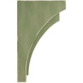 thumbnail image 2 of Ekena Millwork 3"W x 4 3/4"D x 8"H Small Felix Wood Vintage Decor Corbel, Restoration Green, 2 of 6