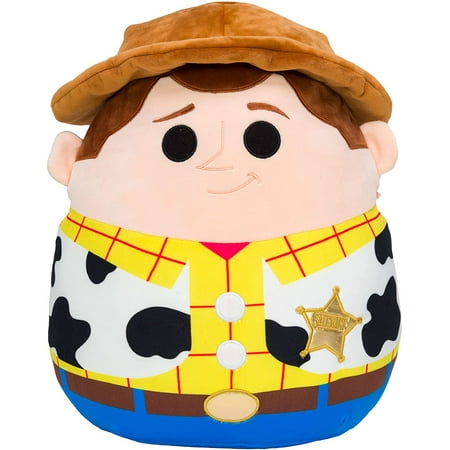 Squishmallow Official Kellytoy Plush 14" Pixar Woody - Disney Ultrasoft Stuffed Animal Plush Toy