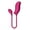Pink, variant on VIVE QUINO Rechargeable Air Wave & Vibrating Silicone Egg Vibrator Purple