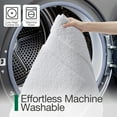 thumbnail image 4 of FRABE Non Slip Bathroom Rug with Rubber Backing, Ultra Absorbent Quick Dry Microfiber Bath Mat, Machine Washable, White, 16"x24", 4 of 10