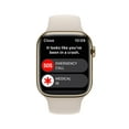 thumbnail image 5 of Apple Watch Series 8 GPS + Cellular 45mm Gold Stainless Steel Case with Starlight Sport Band - M/L. Fitness Tracker, Blood Oxygen & ECG Apps, Always-On Retina Display, 5 of 9