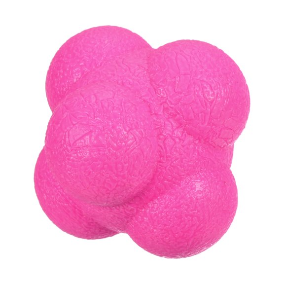 Uxcell Bounce Reaction Balls Coordination Training Ball Agility Trainer TPR High Difficulty, Pink