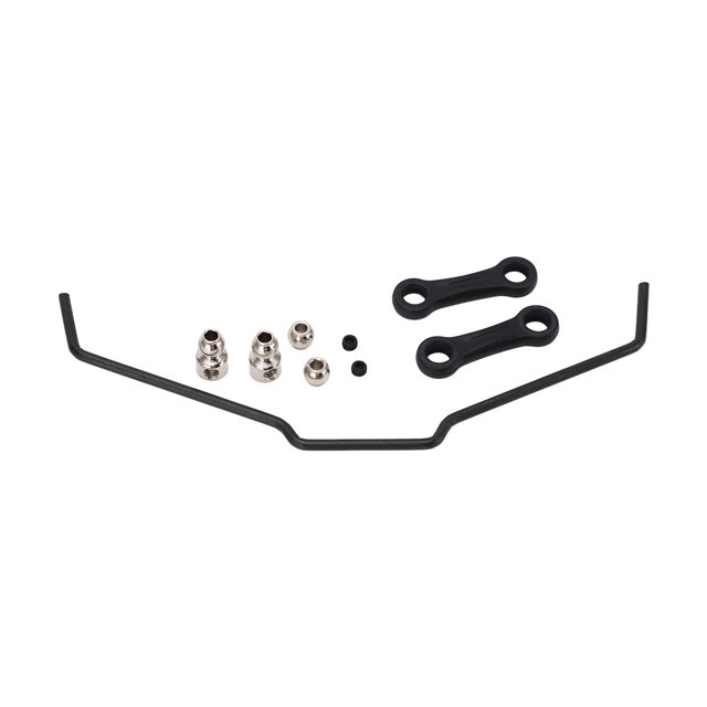 RC Sway Bar Kit, RC Anti Roll Bar Set Anti Deformation Plastic Iron Black Shock Absorption Firm Structure For Maintain