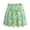 Lemons Green Leaves, variant on HELLHERO Built-in Shorts Golf Skirts for Yoga Tennis, Beach Motif Print Polyester Spandex 2 Side Pockets Tennis Golf Skirts Stretchy