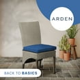 thumbnail image 2 of ARDEN Basics Outdoor Seat Pad Cushion, 17 x 17, Rain-Proof and Fade Resistant, Cobalt Blue Mila, 2 of 9