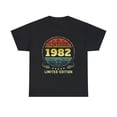 thumbnail image 2 of Vintage 1982 Limited Edition 1982 Birthday Shirts for Women Womens Shirt Plus Size, 2 of 7