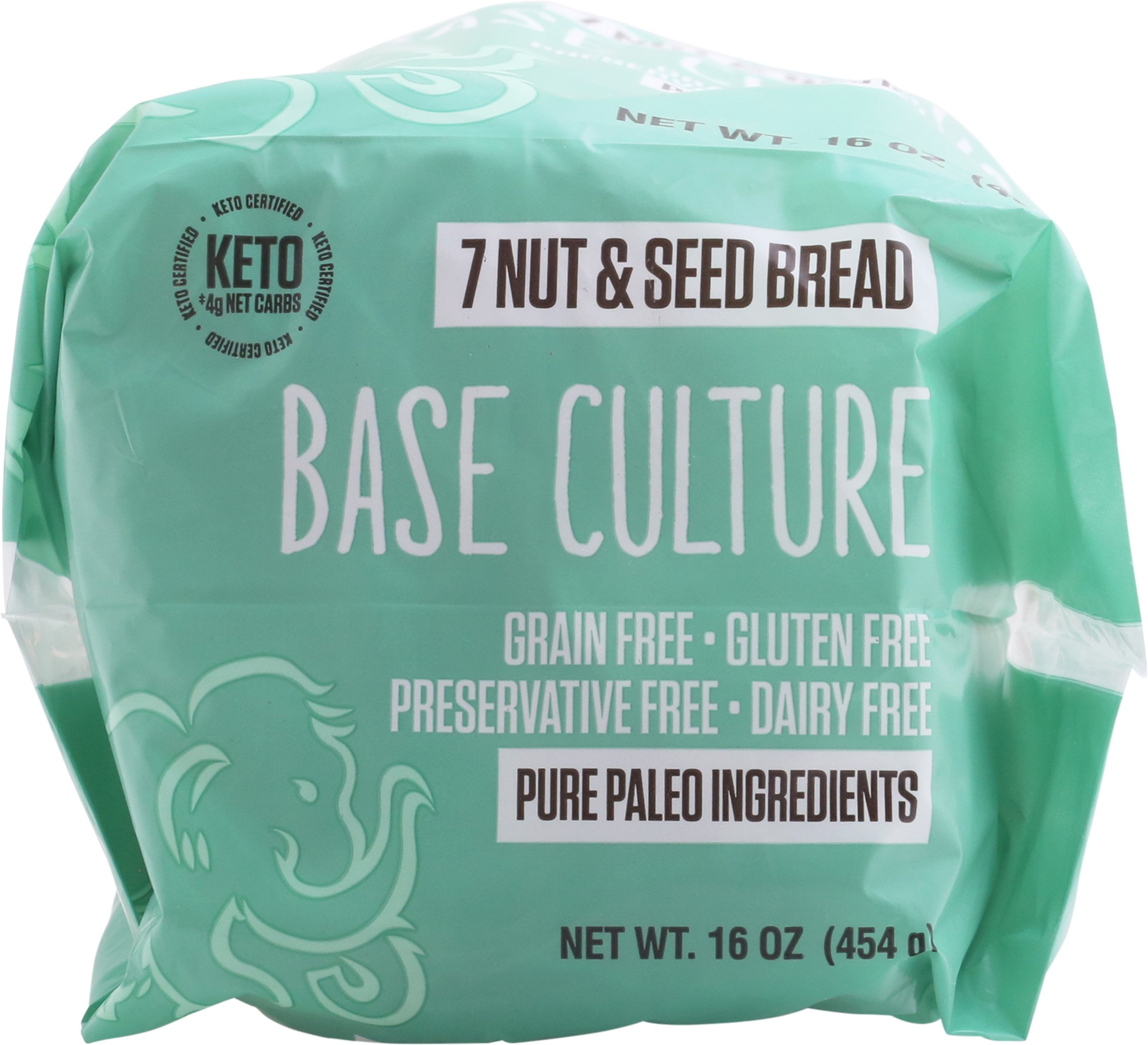 Base Culture 7 Nut & Seed Bread, Gluten-Free, Paleo, Dairy-Free