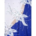 thumbnail image 6 of iEFiEL Big & Little Girls Sequins Floral Figure Ice Skating Dance Dress,Sizes 4-14, 6 of 7