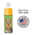 thumbnail image 4 of St. Patricks Day Shamrock Yorkie / Yorkshire Terrier Ultra Hugger for slim cans, 4 of 6