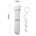 thumbnail image 3 of Water Filter Parts Membrane Housing 10inch Fiber Membrane Sediment Filter For 1812/2012 With All Fittings Spanner Accessories, 3 of 6
