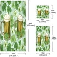 thumbnail image 3 of Coolnut St Patrick Day Bathroom Towel Set of 3 with Hand Towel, Wash Cloths & Bath Towel, Extra Aborbent Soft Towels Set Decor for Bathing Home Shower Wash cloth, 3 of 7
