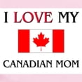 thumbnail image 2 of CafePress - I Love My Canadian Mom Infant Bodysuit - Baby Light Bodysuit, Size Newborn - 24 Months, 2 of 4