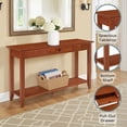 thumbnail image 5 of Convenience Concepts American Heritage 1 Drawer Console Table with Shelf, Cherry, 5 of 7