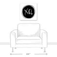 thumbnail image 3 of Creative Products XO Black and White 20x20 Canvas Wall Art, 3 of 5