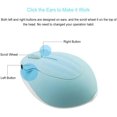 thumbnail image 2 of Hamster shape wireless silent mouse Cartoon cute mini portable mouse Travel animal mouse, 2 of 7