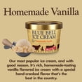 thumbnail image 3 of Blue Bell Homemade Vanilla Ice Cream Half Gallon, 64 fl oz, 3 of 13
