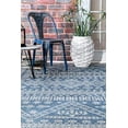 thumbnail image 3 of nuLOOM Kandace Tribal Outdoor Runner Rug, 2' x 8', Blue, 3 of 4