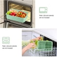 thumbnail image 4 of Bento Box for Adults, LeakProof Lunch Box with Utensils, BPA Free, 3 Compartment Bento Box Microwave Safe, 4 of 5