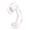 thumbnail image 4 of stanreset Table Lamp 2W 180° Adjustable Folding Reading Light Warm Eye Protection Night Light, White, 4 of 7