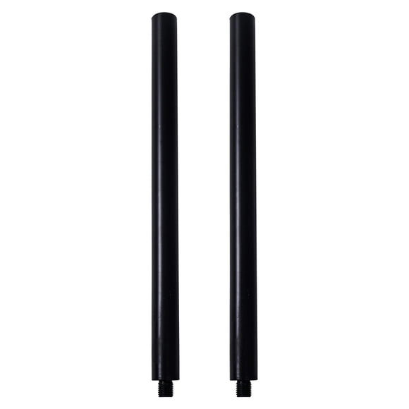 Sound Town Lot de 2 Poteaux d'Extension de Subwoofer/haut-Parleur 20 Pouces, Compatible avec Filetage M20, Capacité de Charge de 110 LB, Noir (STSD-M20B-Paire)