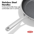 thumbnail image 6 of OXO Trident 8" Hybrid Non-Stick Stainless Steel Fry Pan, Toxin-Free, Dishwasher Safe, Silver, 6 of 7