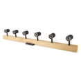 thumbnail image 4 of Eglo Lighting Kingswood 6 Light Track Ceiling Mount Fixture, Brown & Black, 4 of 10