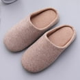 thumbnail image 3 of Women's Memory Foam Slippers Comfort Knitted Cotton-blend Closed Toe House Shoes Indoor & Outdoor, 3 of 5